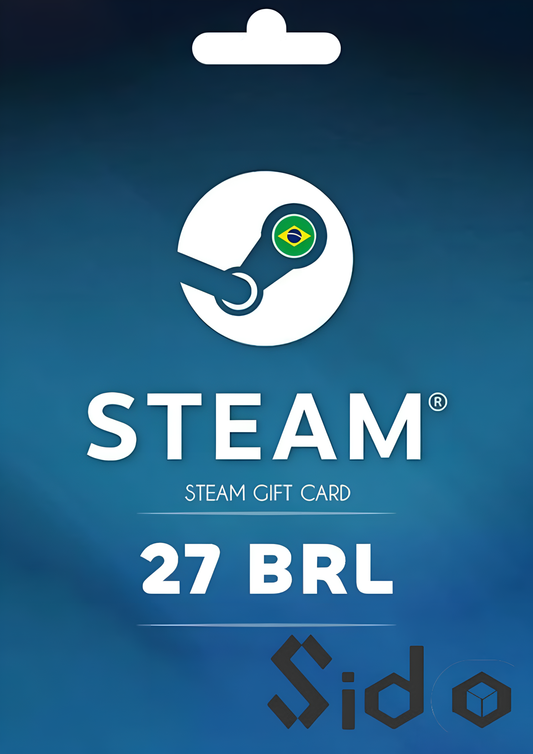 Steam Wallet Gift Card 27 BRL Steam Key Brazil