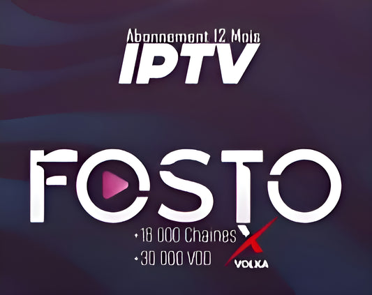 FOSTO IPTV 6 Months