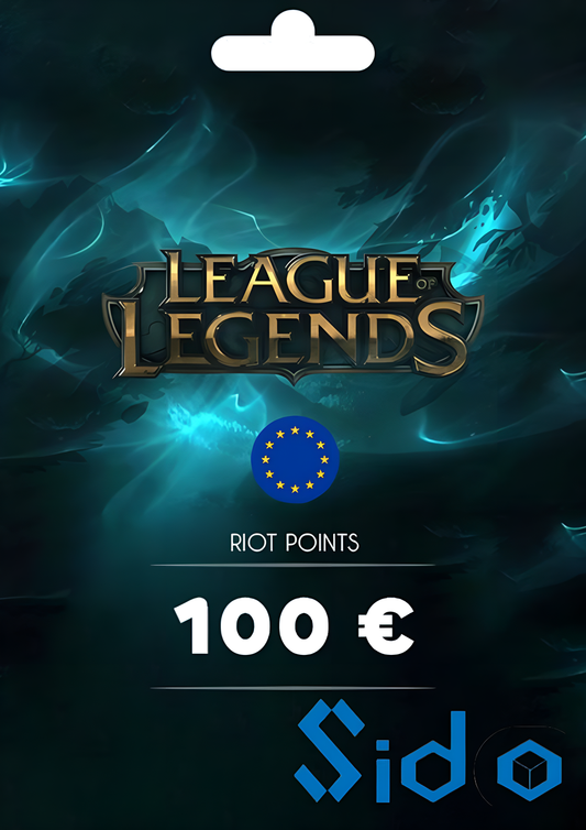 League of Legends Gift Card 100€ - Riot Key - EUROPE Server Only