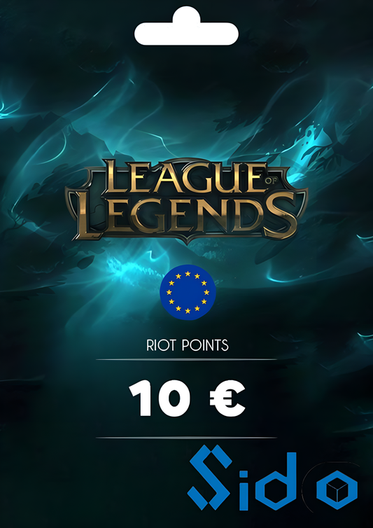 League of Legends Gift Card 10€ - Riot Key - EUROPE Server Only