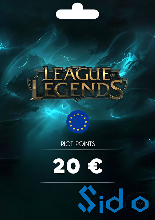 League of Legends Gift Card 20€ - Riot Key - EUROPE Server Only