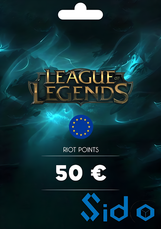 League of Legends Gift Card 50€ - Riot Key - EUROPE Server Only
