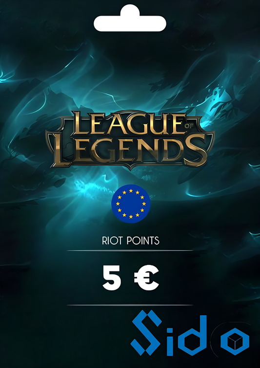 League of Legends Gift Card 5€ - Riot Key - EUROPE Server Only