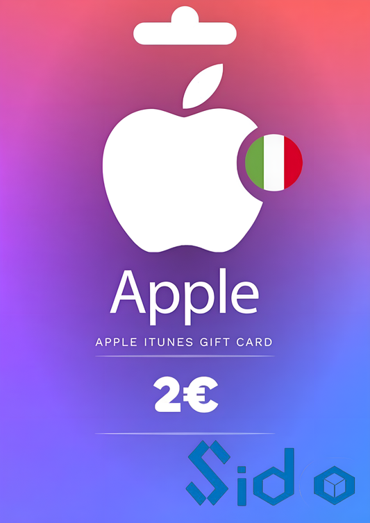 APPLE ITUNES GIFT CARD 2 EUR ITUNES KEY ITALY