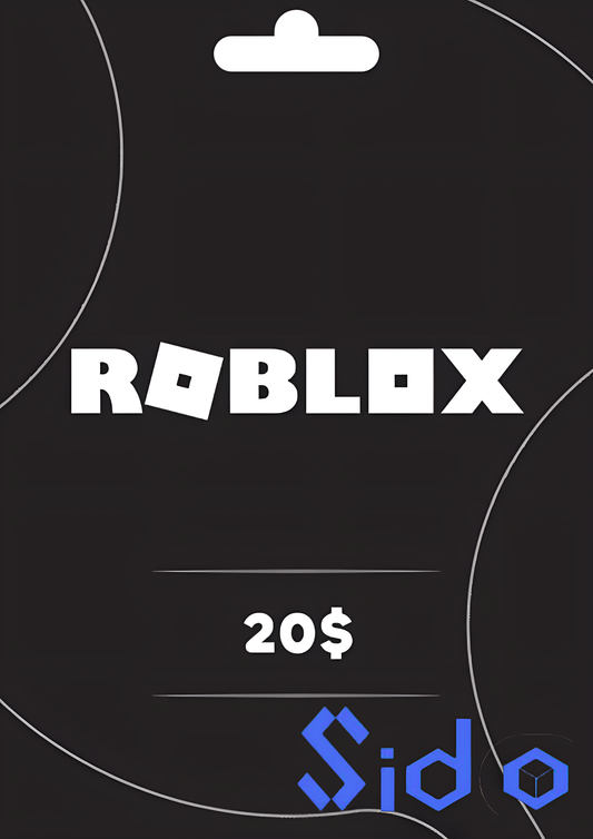 Roblox Card 20 USD Robux Key USD CURRENCY