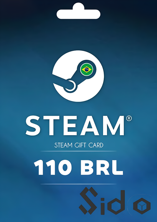 Steam Wallet Gift Card 110 BRL Steam Key Brazil