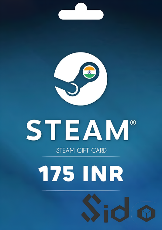 Steam Wallet Gift Card 175 INR Steam Key INDIA