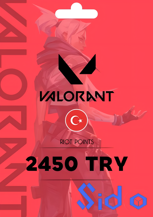 Valorant Gift Card 2450 TRY (475 VP) - TURKEY