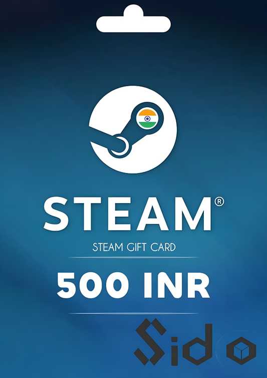 Steam Wallet Gift Card 500 INR Steam Key INDIA