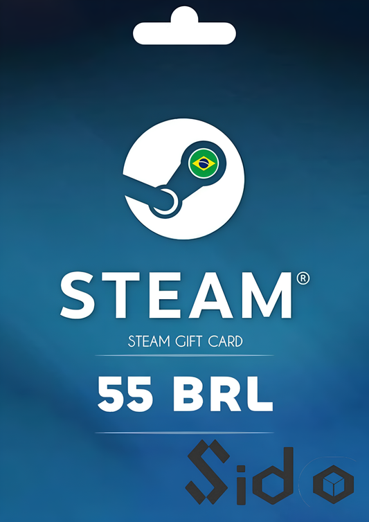 Steam Wallet Gift Card 55 BRL Steam Key Brazil
