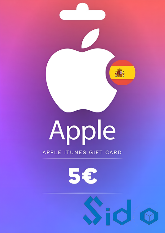 APPLE ITUNES GIFT CARD 5 EUR ITUNES KEY SPAIN