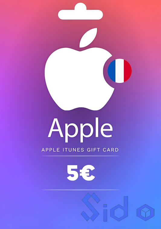 APPLE ITUNES GIFT CARD 5 EUR ITUNES KEY FRANCE