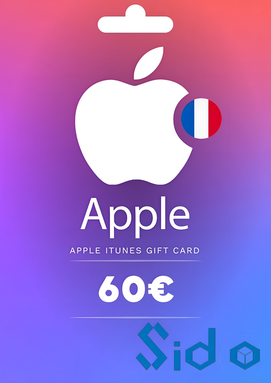 APPLE ITUNES GIFT CARD 60 EUR ITUNES KEY FRANCE