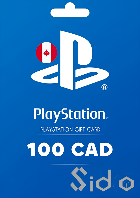 PlayStation Network Card 100 CAD PSN Key CANADA