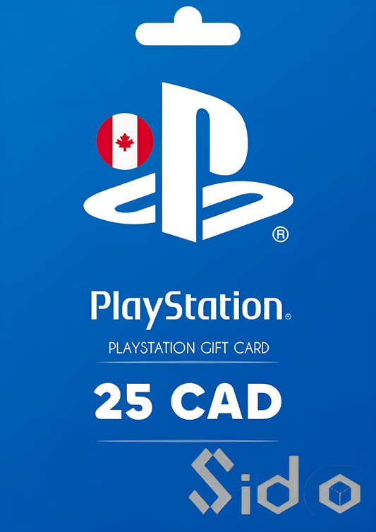 PlayStation Network Card 25 CAD PSN Key CANADA