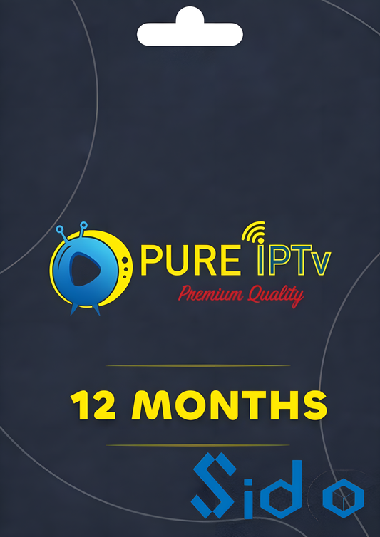 PURE IPTV 12 Months - Key Global