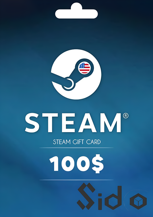 Steam Wallet Gift Card 100 USD Steam Key USD CURRENCY ONLY
