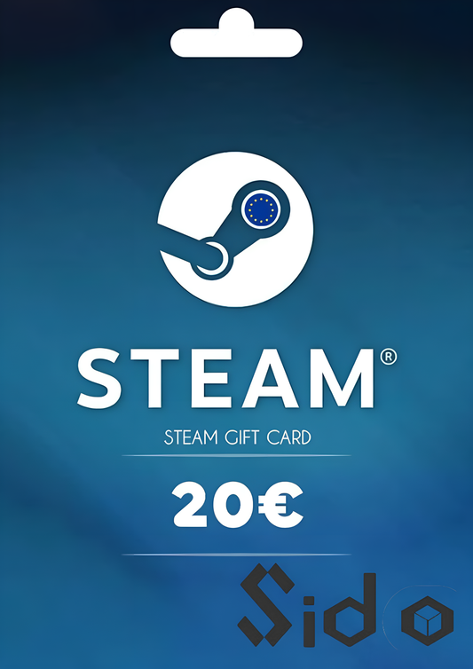 Steam Wallet Gift Card 20 EUR Steam Key EUROPE