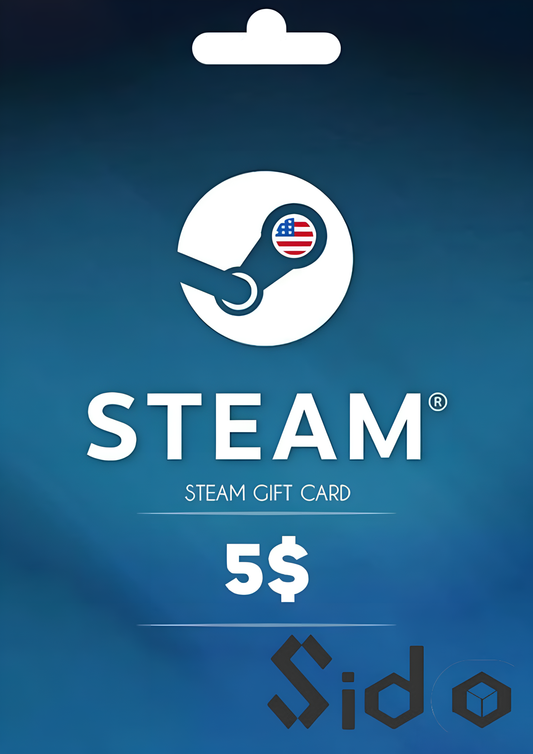 Steam Wallet Gift Card 5 USD Steam Key USD CURRENCY ONLY