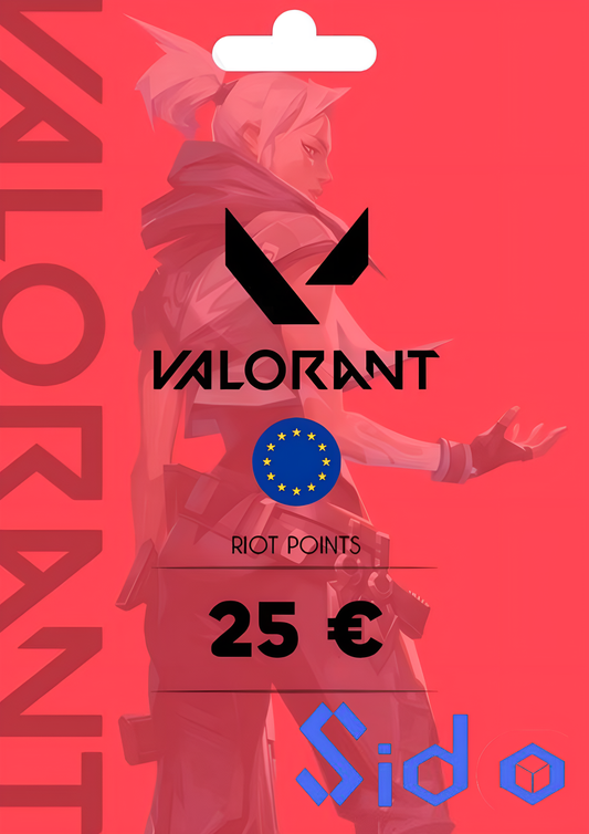 Valorant Gift Card 25 EUR (1000 VP) - EUROPE